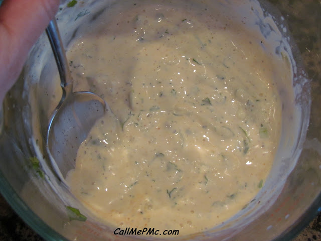 bowl of white sauce bowl of white sauce