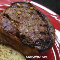 Grilled Steak with Red Wine Sauce