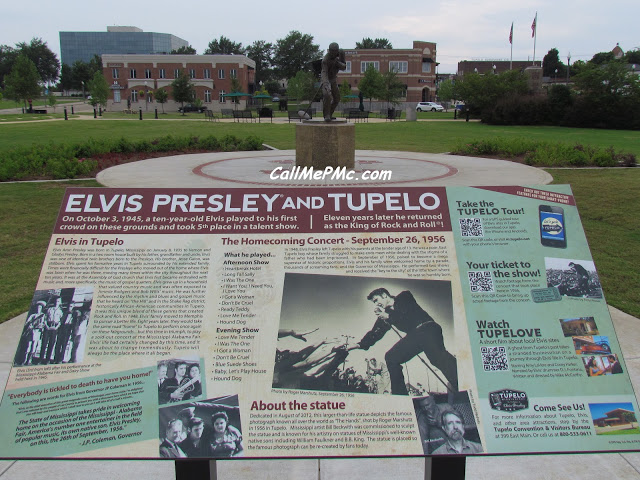 Fairpark and Tupelo Hardware Informational sign