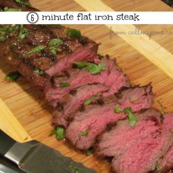 Six Minute Flat Iron Steak