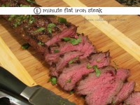 Six Minute Flat Iron Steak from callmepmc.com #callmepmc #grill #steak