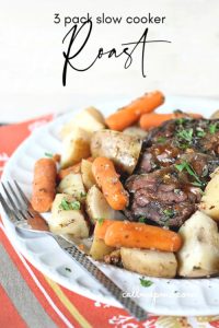 EASIER-THAN-TAKEOUT THREE PACK SLOW COOKER ROAST