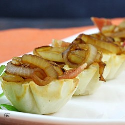 Brie and Onion Bites
