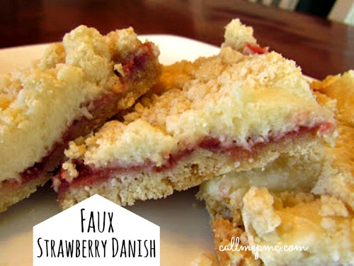 Faux Strawberry Danish