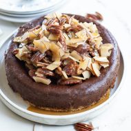 GERMAN CHOCOLATE CHEESECAKE