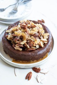 German Chocolate Cheesecake