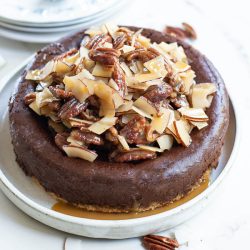 German Chocolate Cheesecake