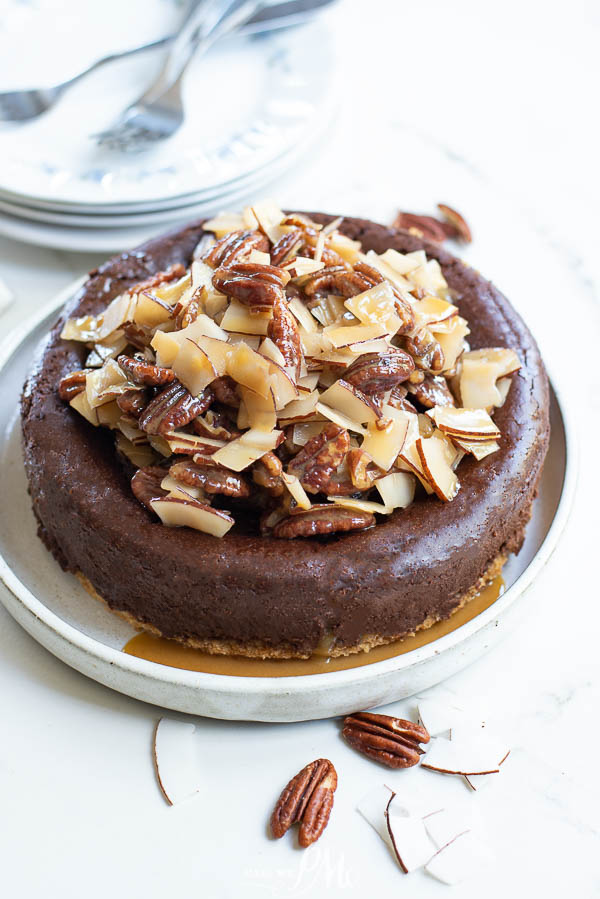 GERMAN CHOCOLATE CHEESECAKE