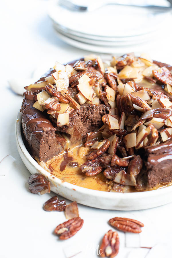 German Chocolate Cheesecake German Chocolate Cheesecake