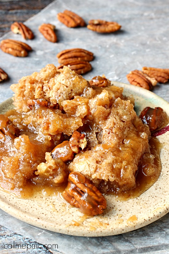 Rich and luscious, not only is Pecan Cobbler crazy simple to make, it’s crazy delicious too!