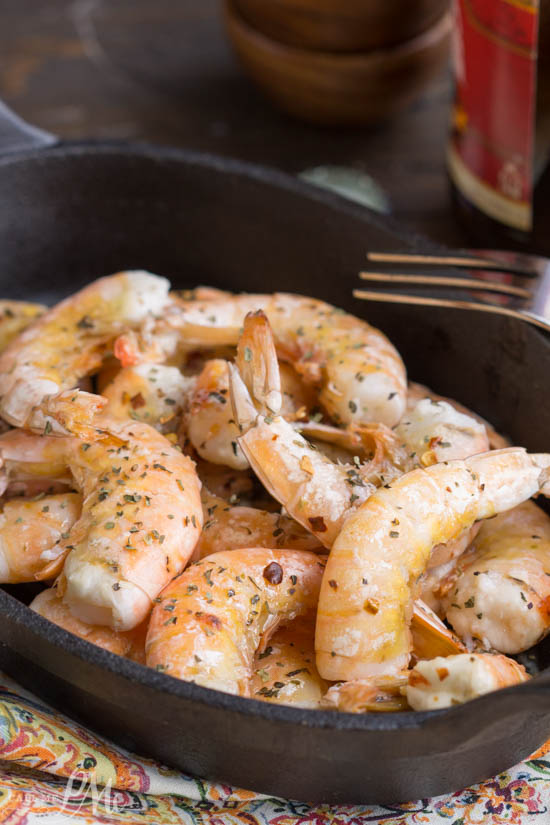 This succulent shrimp recipe, Spicy Roasted Shrimp, is full of bold flavors.  