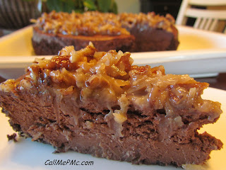 German Chocolate cheesecake