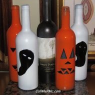HALLOWEEN WINE BOTTLE CRAFTS