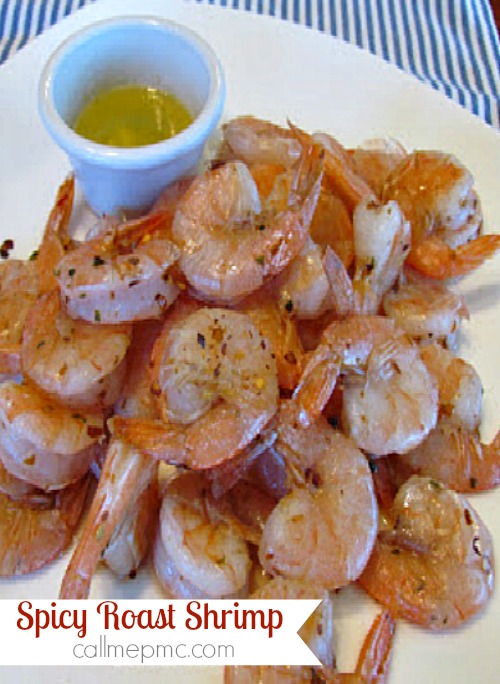 This succulent shrimp recipe, Spicy Roasted Shrimp, is full of bold flavors 