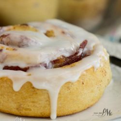 Bacon cinnamon rolls