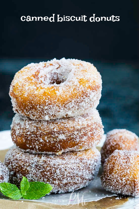 Donuts from Canned Biscuits are a quick, easy, and delicious recipe for Cinnamon Sugar Donuts!  