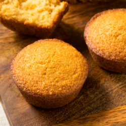 Homemade Warm Cornbread Muffins Ready to Eat