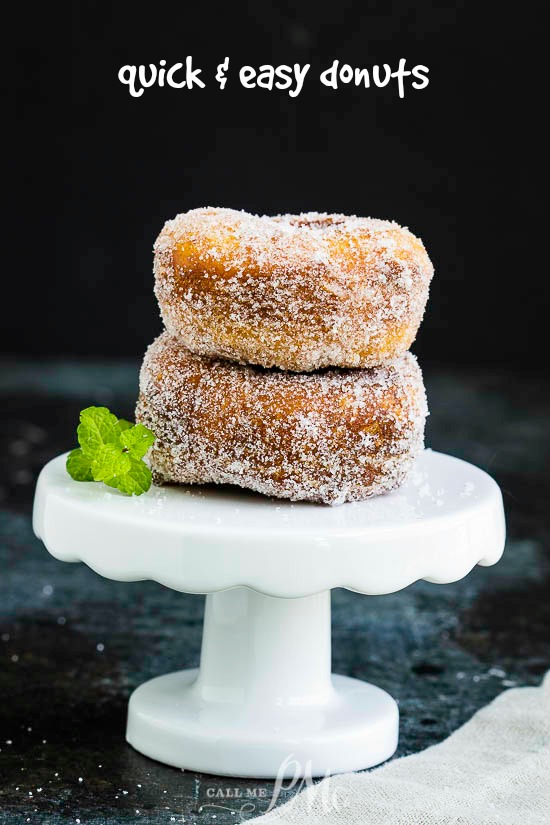 Donuts from Canned Biscuits are a quick, easy, and delicious recipe for Cinnamon Sugar Donuts!  