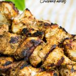 These Sweet Heat Chicken Kabobs are bursting with flavor. Juicy and tender, this chicken is perfect for tailgating or a cookout. #chicken #kabobs #grilled #sweetheat