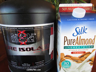 protein powder and almond milk protein powder and almond milk