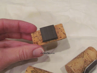 Wine Cork Craft ~ Refrigerator Magnets  