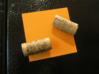 Wine Cork Craft ~ Refrigerator Magnets - These cute and colorful wine cork magnets make your refrigerator extra charming. Wine Cork Craft ~ Refrigerator Magnets