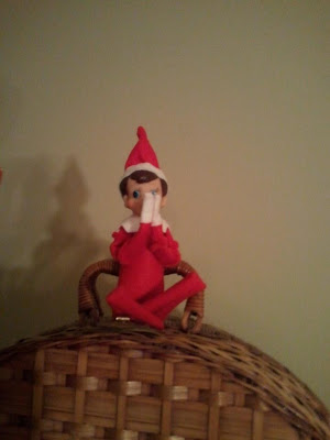 Elf on the shelf yoga