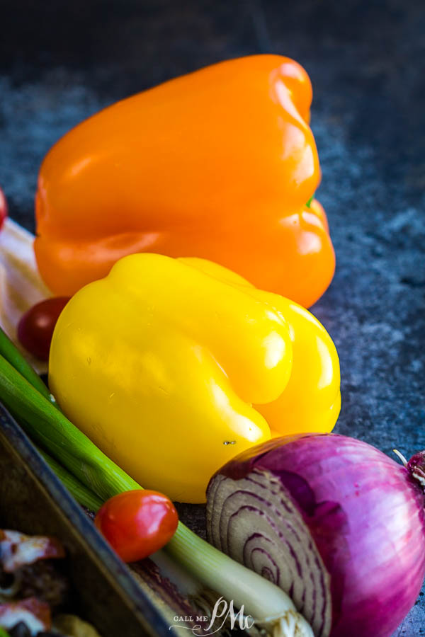 bell peppers and onions