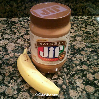 banana and peanut butter banana and peanut butter