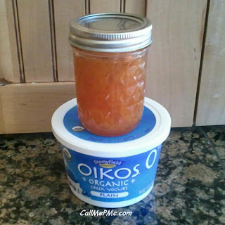 preserves and Greek yogurt