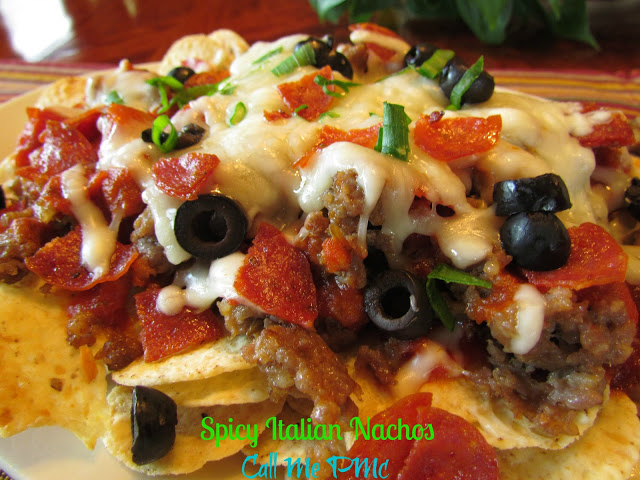 Spicy Italian Nachos #callmepmc www.callmepmc.com Spicy Italian Nachos