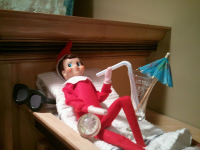 Elf on the shelf tanning