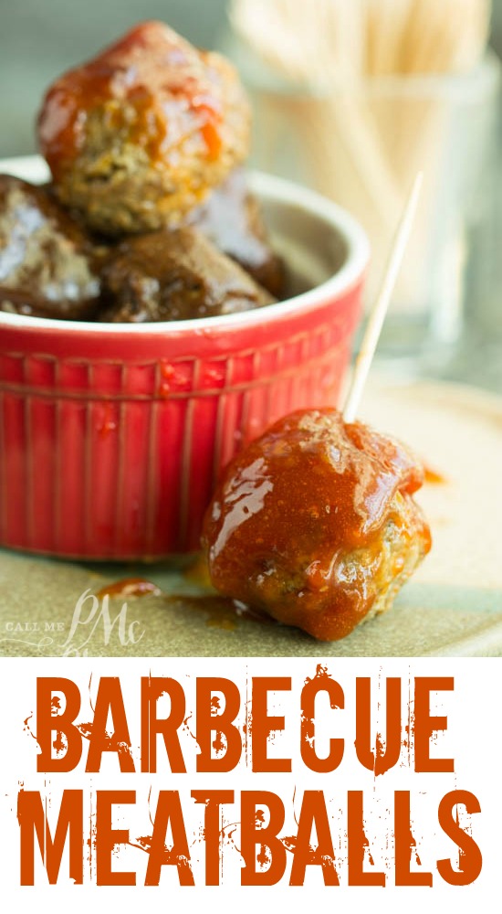 BBQ Meatballs is the perfect comfort food and a great recipe for entertaining or weeknight meals. Along with a bold flavor, they are easy to make in either the oven or slow cooker. BBQ Meatballs