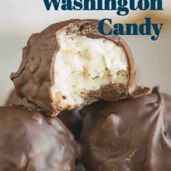Martha Washington Candy is a classic candy made with chocolate, coconut and pecans.