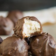 Martha Washington Candy is a classic candy made with chocolate, coconut and pecans. I simplify the recipe without losing any of that classic taste! #candy #Christmas #Christmascandy #chocolate #nougat #pecans #coconut #pecancoconutcandy #recipe
