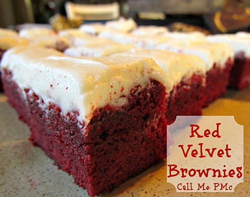 Red Velvet Brownies 