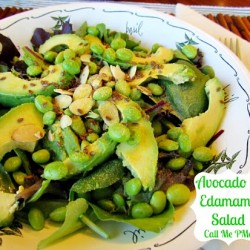 Avocado & edamame salad