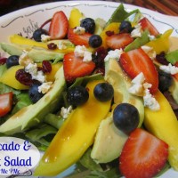 avocado and fruit salad