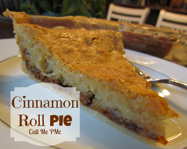 Cinnamon Roll Pie