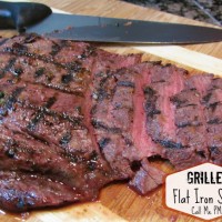 Grilled Flat Iron Steak