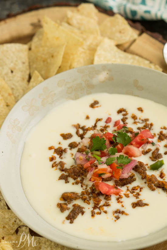 dip recipe. TexMex Taco meets cheese for a melty, cheesy, comfort situation in my Spicy Chorizo Queso! A fantastic, shareable, warm, cheesy dip that’s easy to make and perfect for every party. Spicy Chorizo Queso
