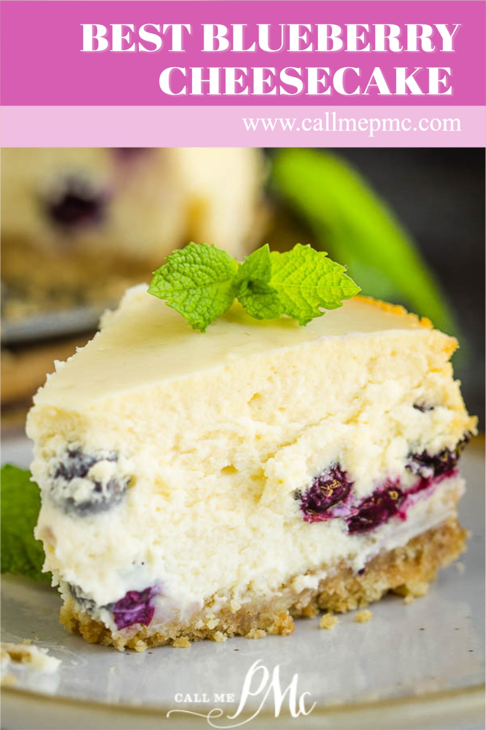 Best Blueberry Cheesecake Recipe (better than Starbucks) Blueberry Cheesecake