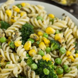 Easy Healthy Pasta and Veggies