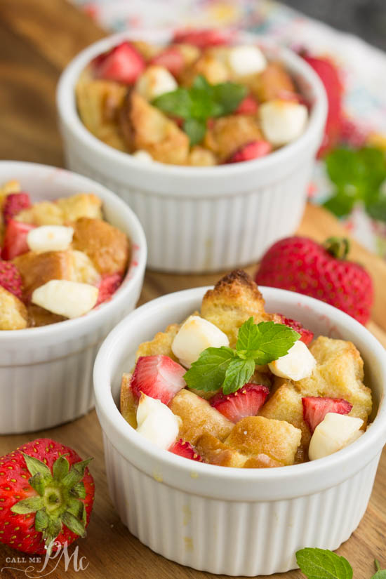 Super easy Strawberry Stuffed French Toast Casserole is stuffed with strawberries and cream cheese. It's an easy and delicious breakfast bake!