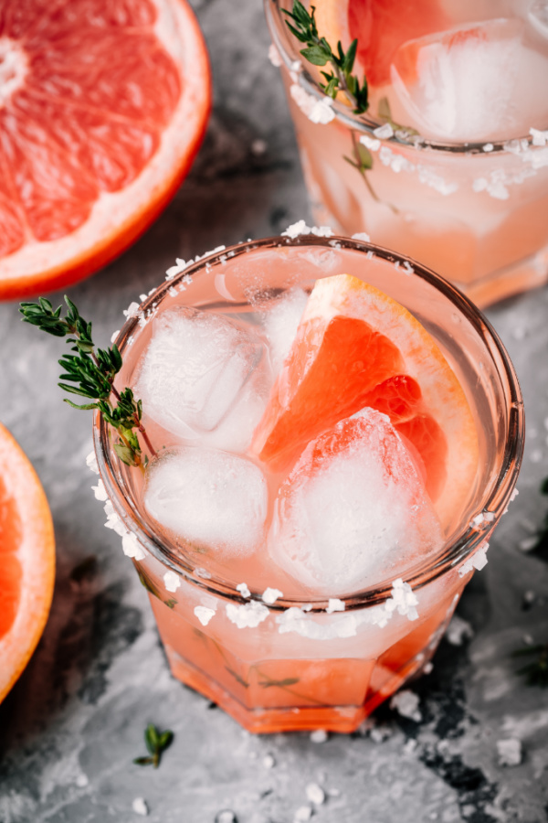 Pink Salty Dog is the perfect blend of sweet and sour. This cocktail is a refreshing combination of grapefruit juice and vodka with a salted rim. It is perfect for summer!