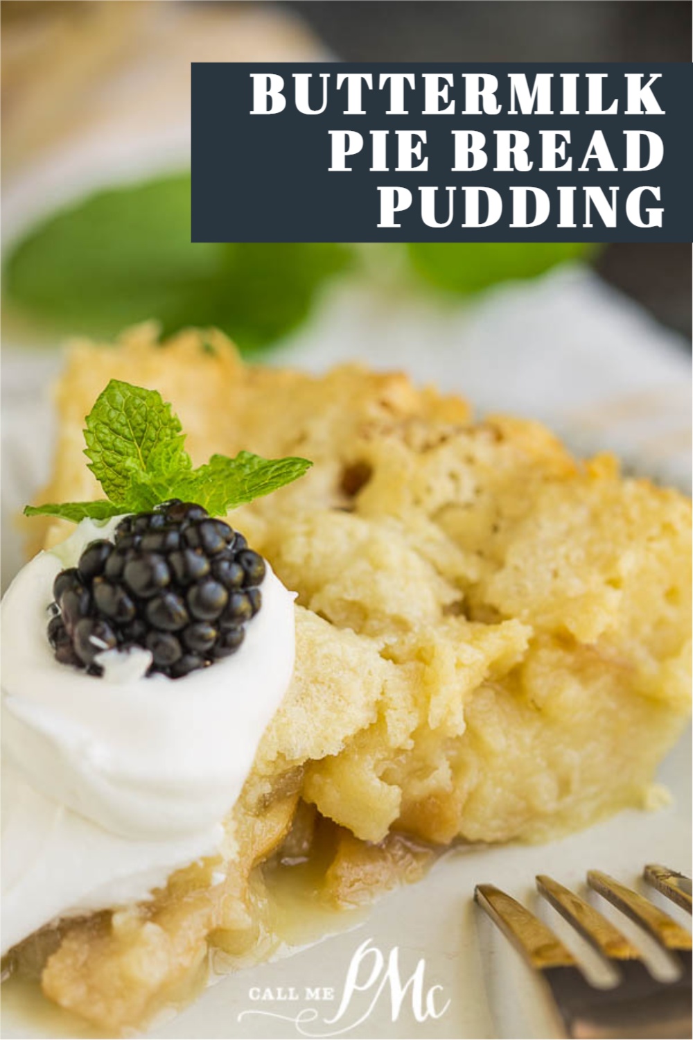 Buttermilk Pie Bread Pudding 