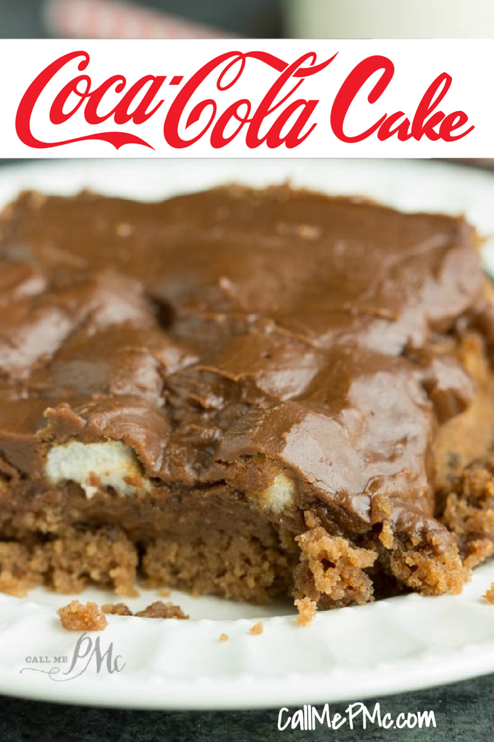 slice of chocolate cake with chocolate frosting on plate