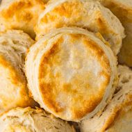 EASY BUTTERMILK BISCUITS FROM SCRATCH (Food Processor)