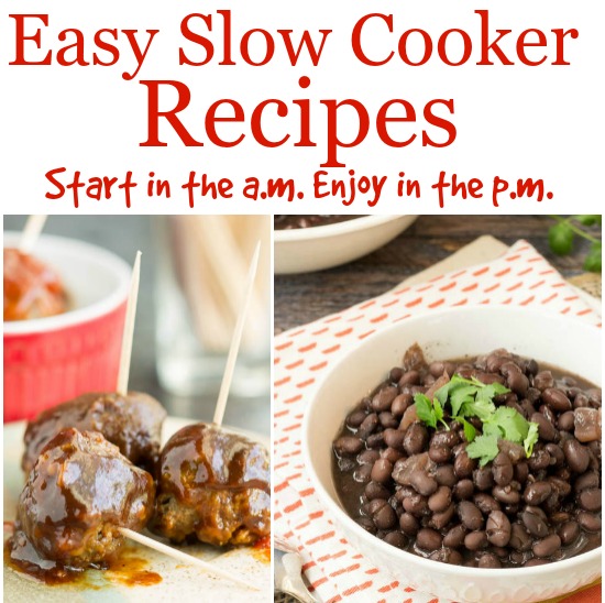 Easy Slow Cooker Recipes from Call Me PMc