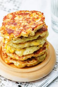 SUN-DRIED TOMATO AND CORN TAMALE CAKES